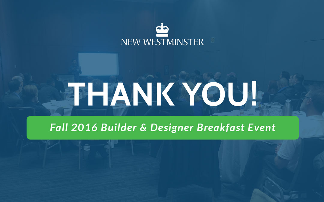 Presentations from Fall 2016 Builder & Designer Breakfast