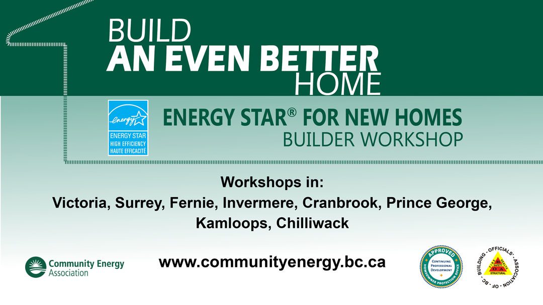 Builder Workshops from Community Energy Association